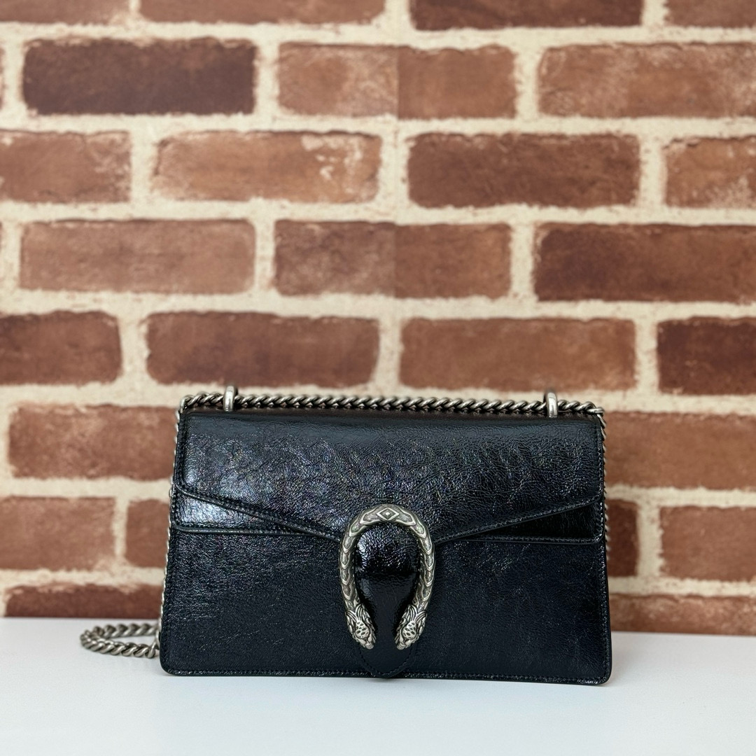 Gucci 구찌 Dionysus 디오니서스 블랙 페이턴트 체인 숄더백 11