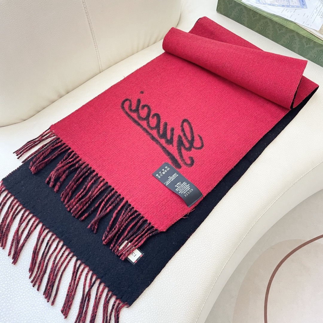 Gucci 구찌 GG 로고 울 머플러 8