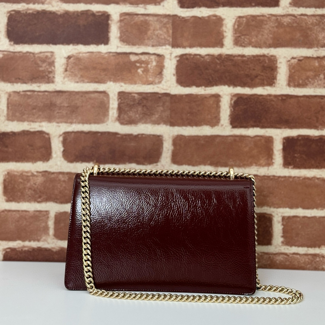 Gucci 구찌 Dionysus 디오니서스 버건디 래커드 레더 체인 숄더백 13