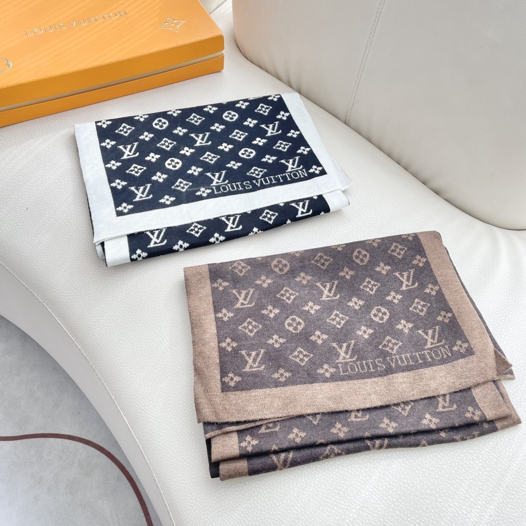 Louis Vuitton 루이비통 모노그램 울 머플러 3