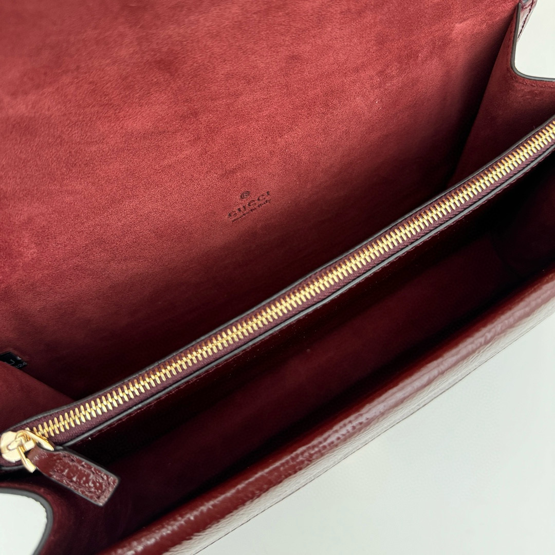 Gucci 구찌 Dionysus 디오니서스 버건디 래커드 레더 체인 숄더백 18