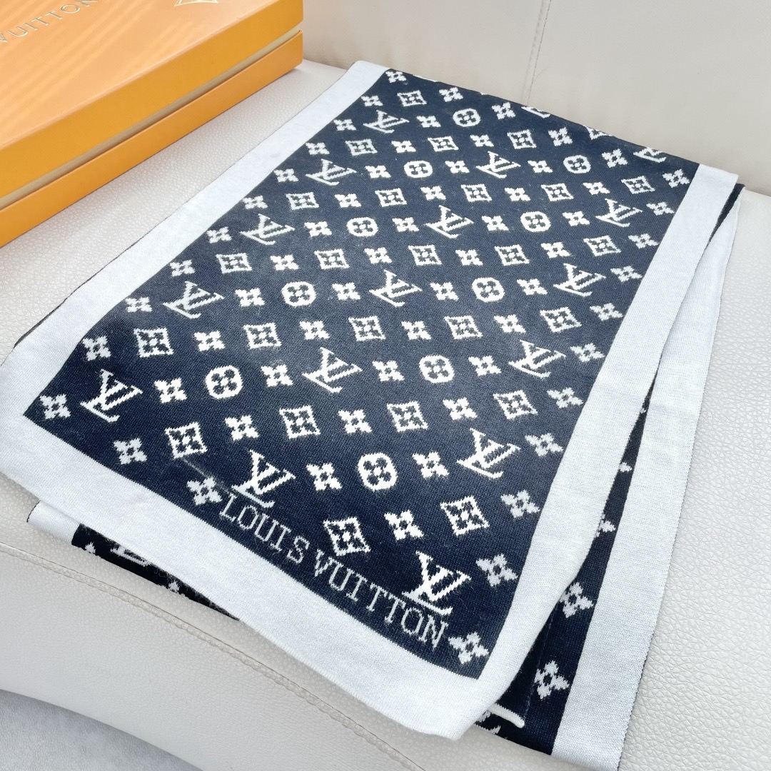 Louis Vuitton 루이비통 모노그램 울 머플러 5
