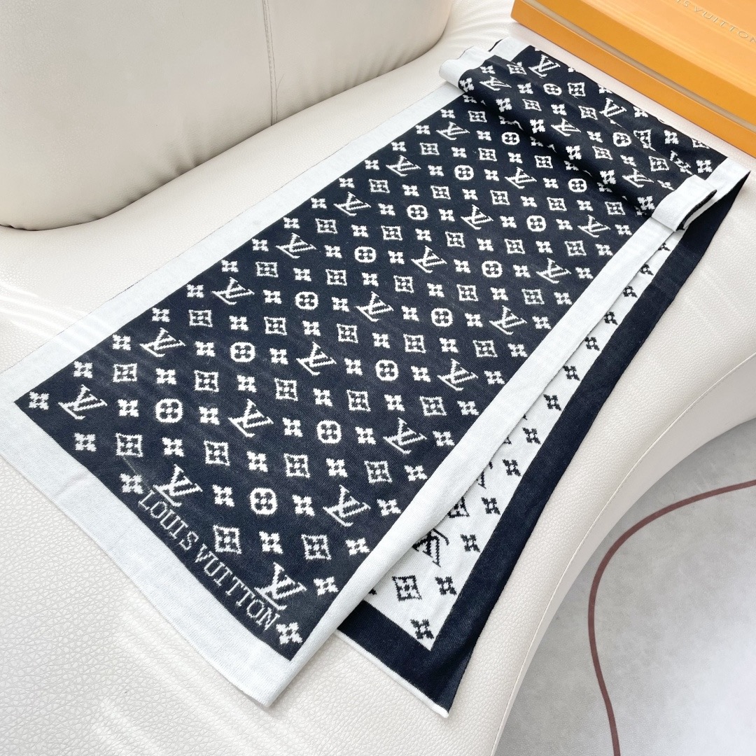 Louis Vuitton 루이비통 모노그램 울 머플러 7