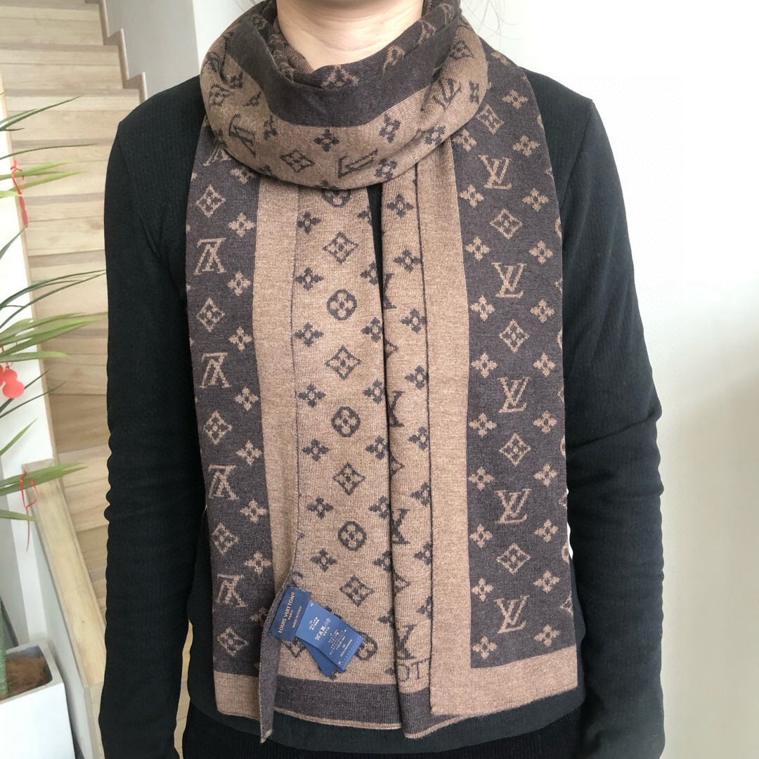 Louis Vuitton 루이비통 모노그램 울 머플러 1