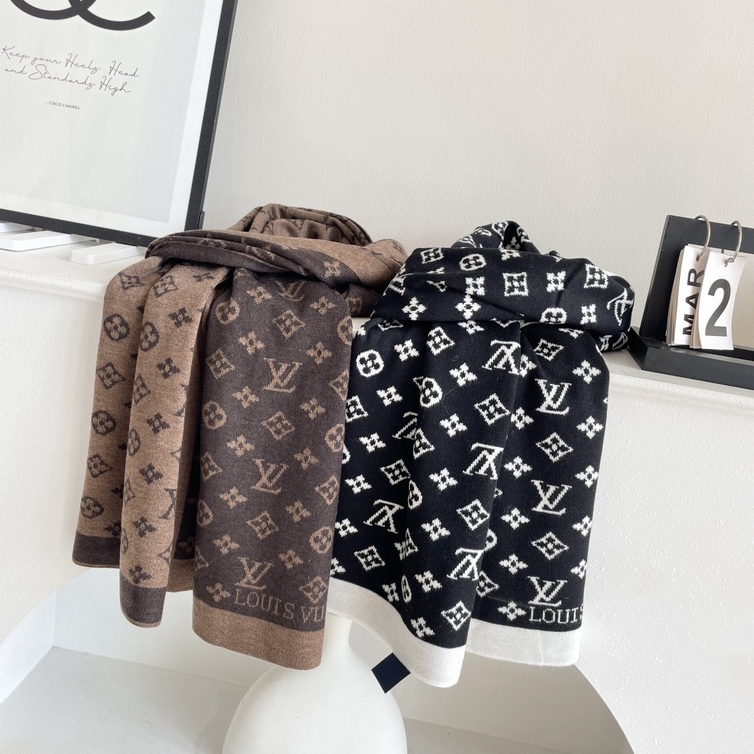 Louis Vuitton 루이비통 모노그램 울 머플러 3