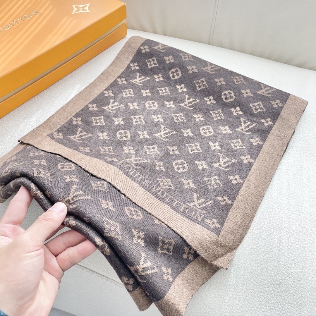 Louis Vuitton 루이비통 모노그램 울 머플러 5