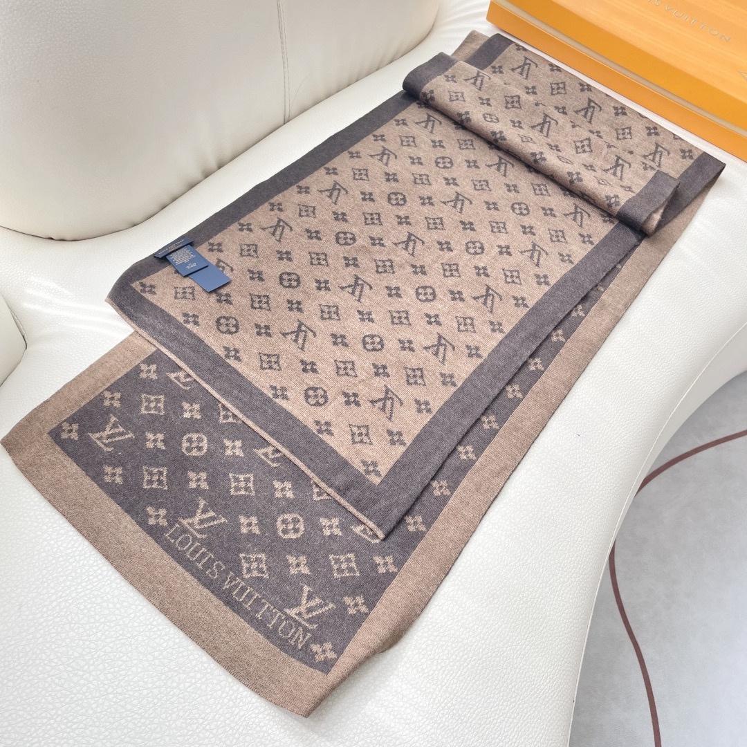 Louis Vuitton 루이비통 모노그램 울 머플러 7
