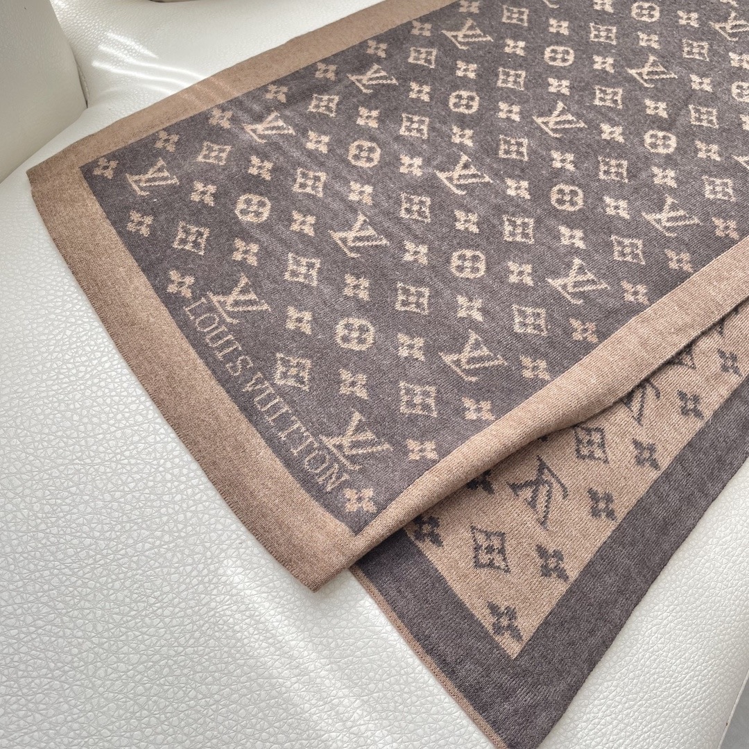 Louis Vuitton 루이비통 모노그램 울 머플러 9