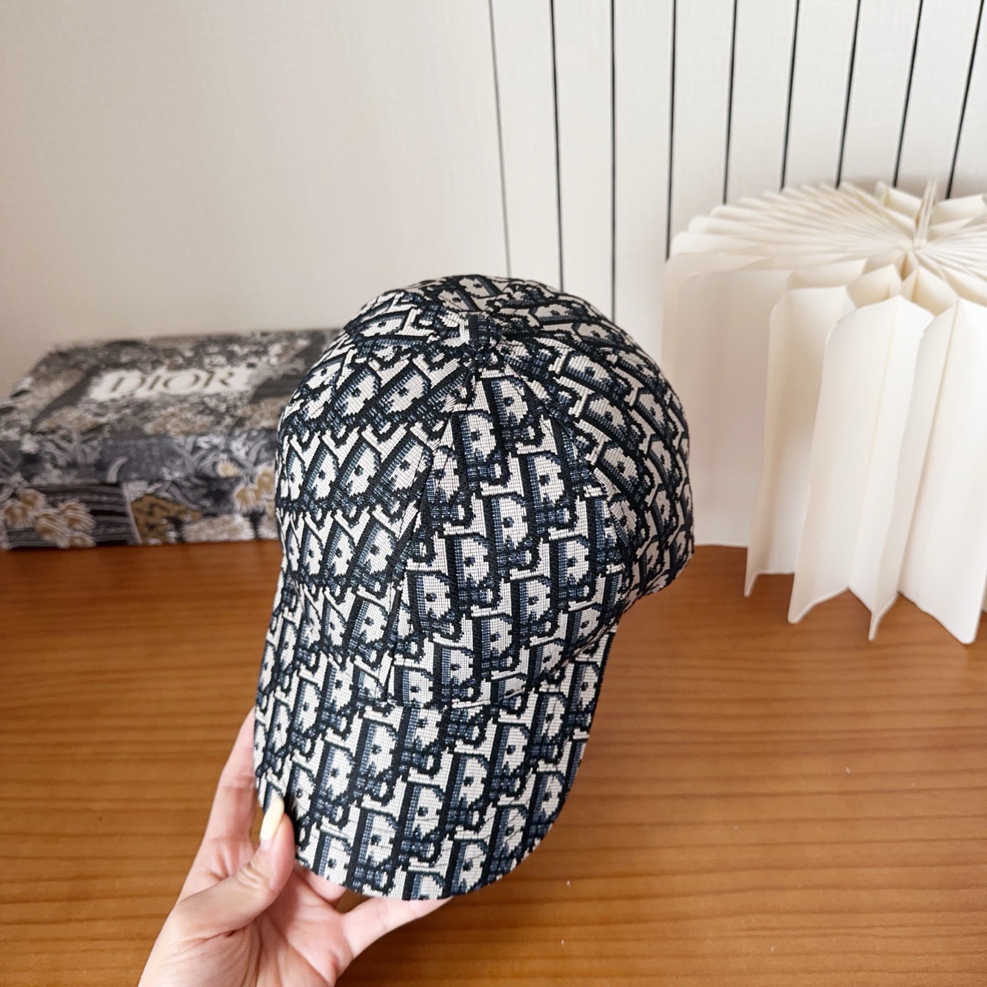 DIOR 디올 오블리크 자수 로고 볼캡 3