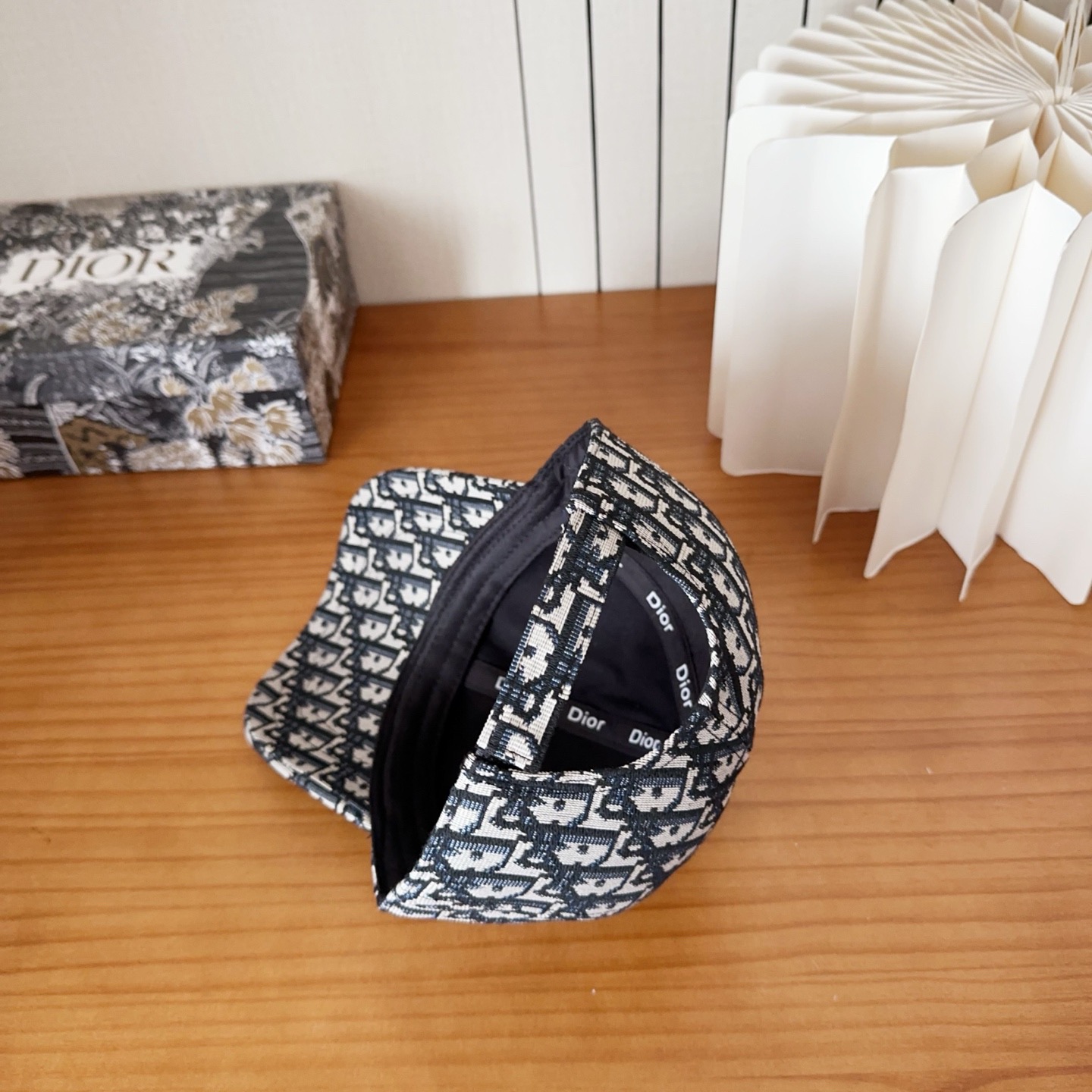 DIOR 디올 오블리크 자수 로고 볼캡 8