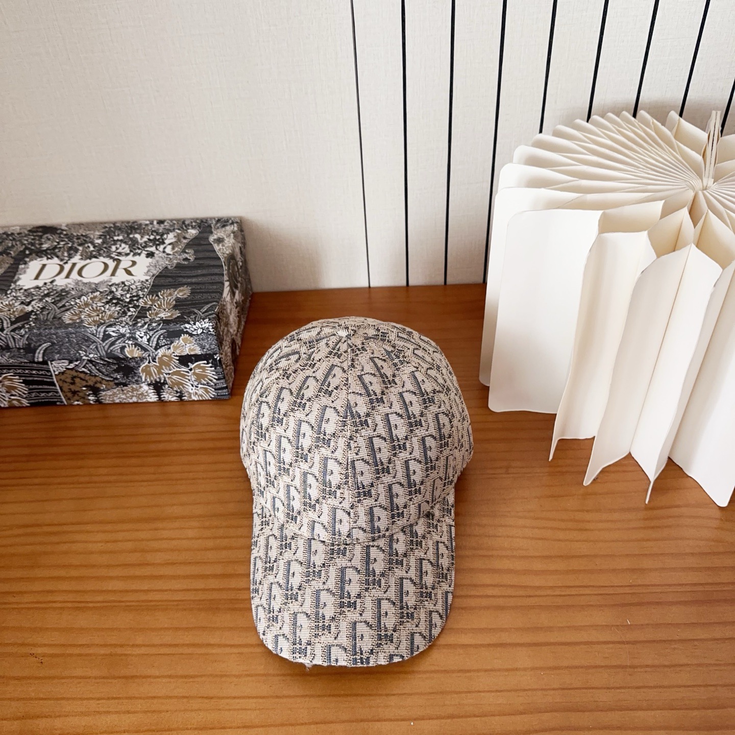 DIOR 디올 오블리크 자수 로고 볼캡 1