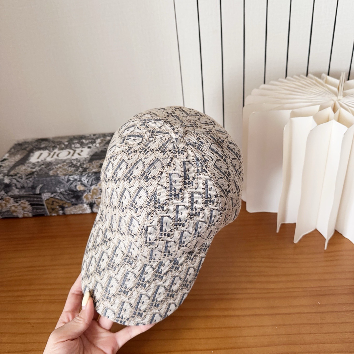 DIOR 디올 오블리크 자수 로고 볼캡 3