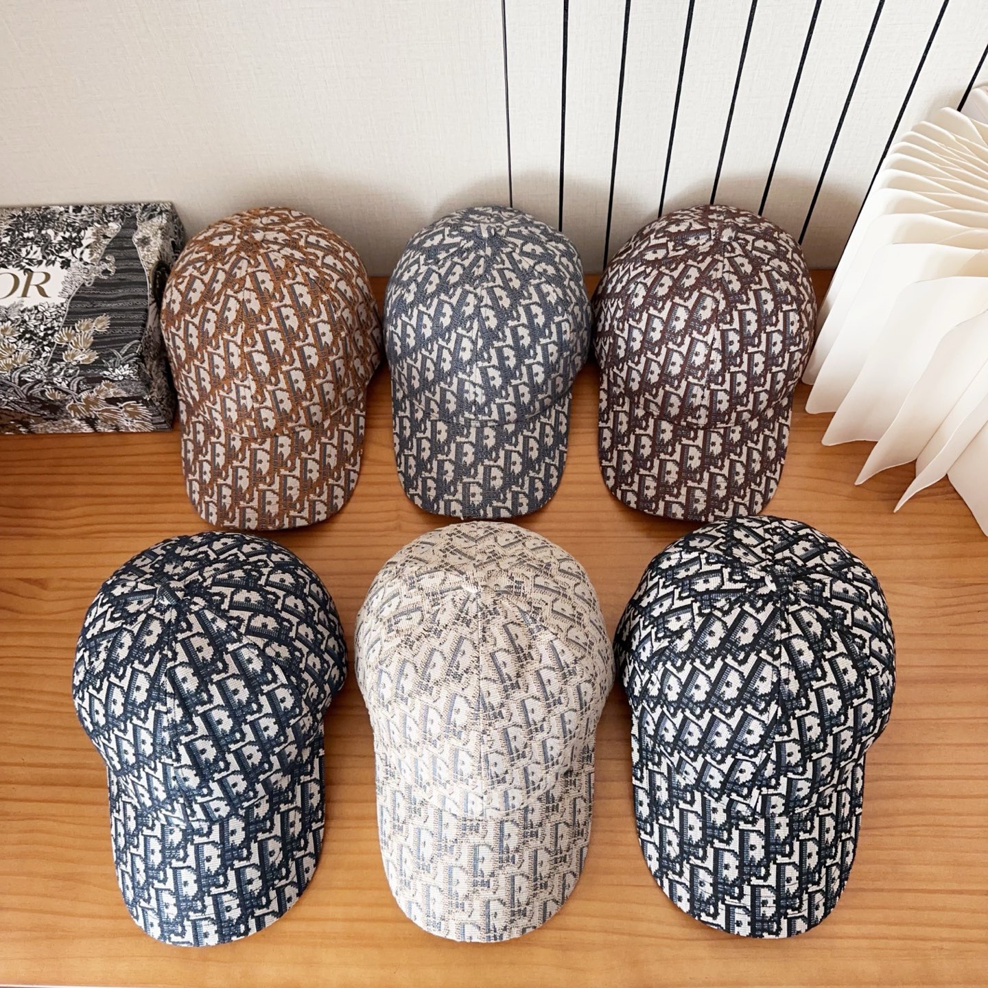 DIOR 디올 오블리크 자수 로고 볼캡 8