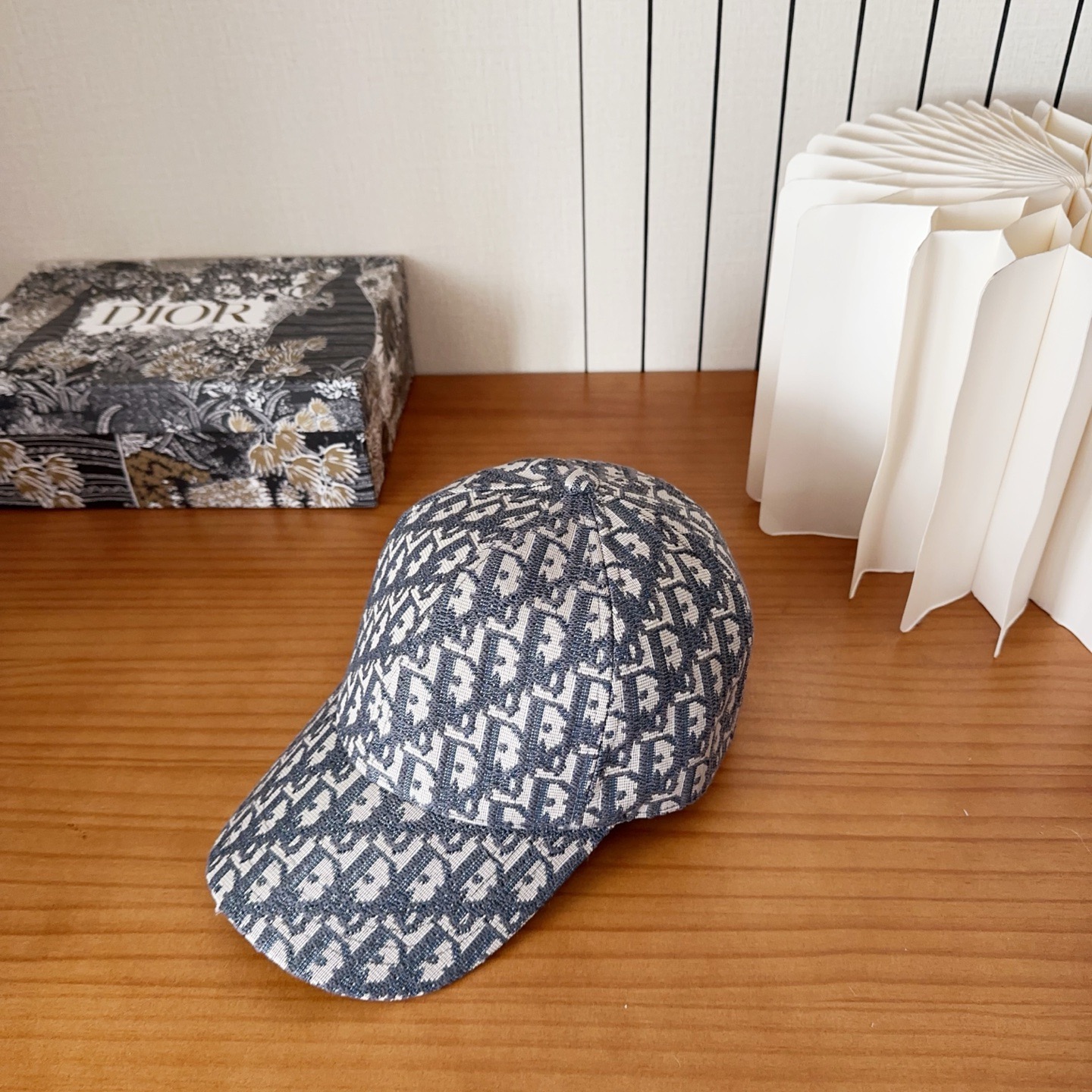 DIOR 디올 오블리크 자수 로고 볼캡 2