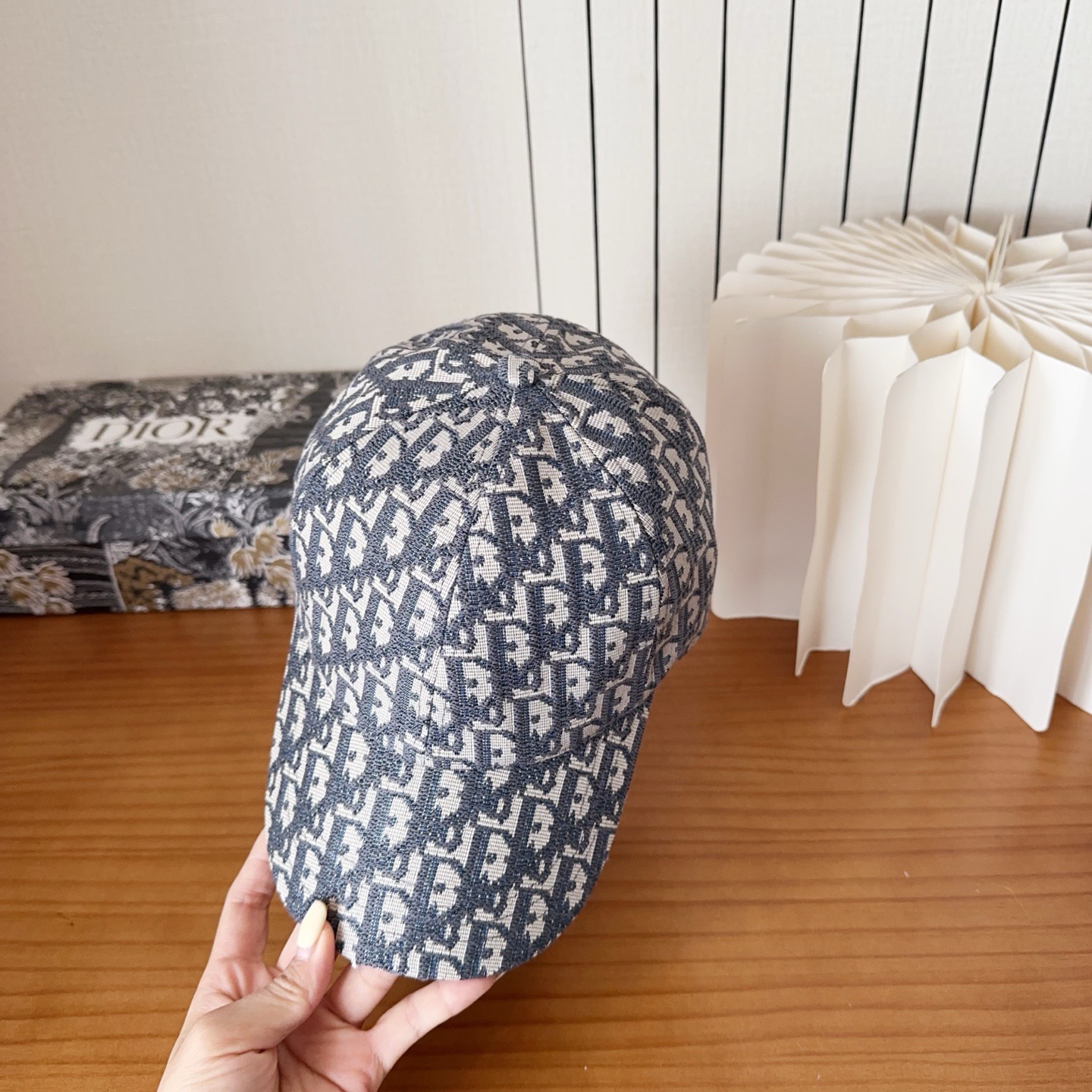 DIOR 디올 오블리크 자수 로고 볼캡 3