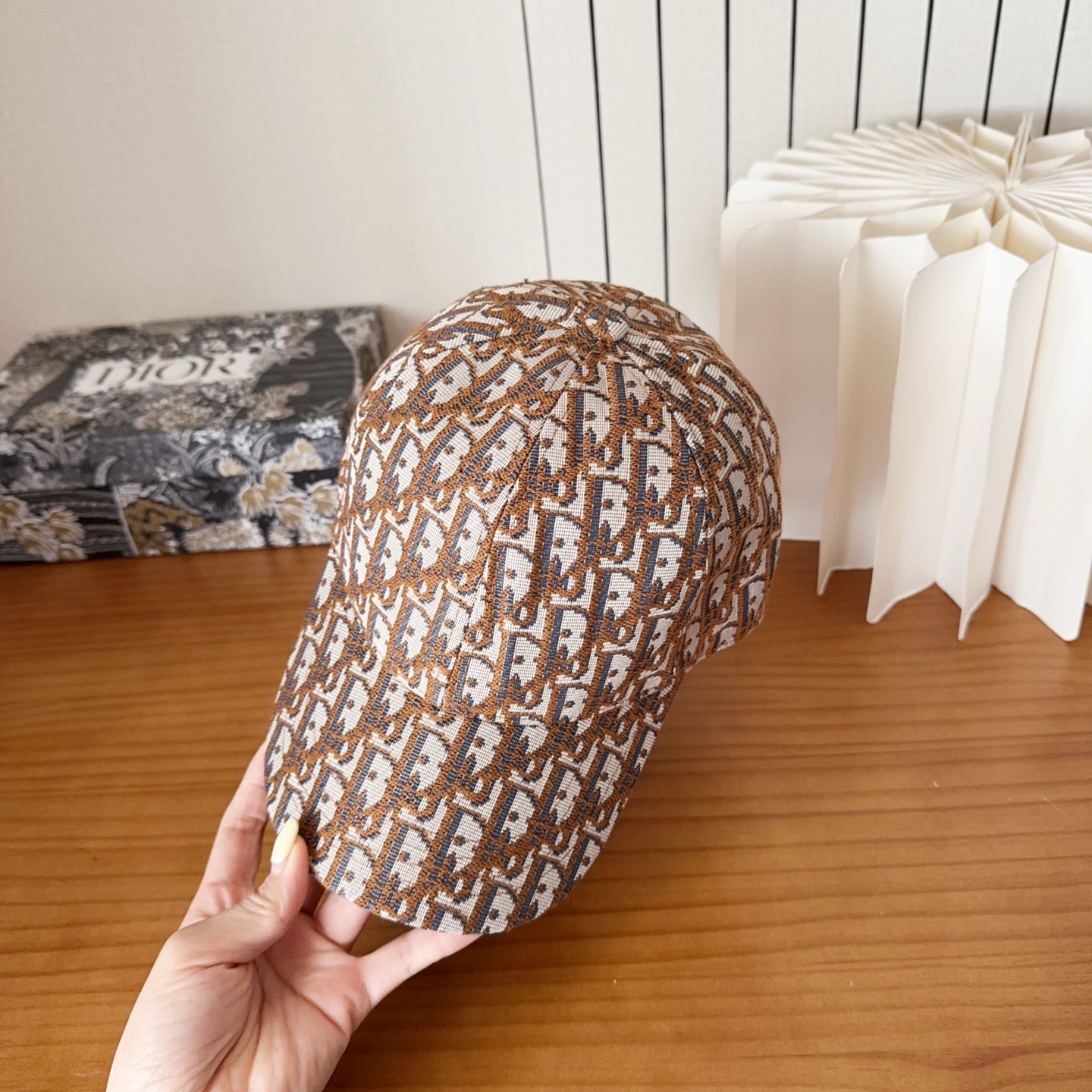 DIOR 디올 오블리크 자수 로고 볼캡 3