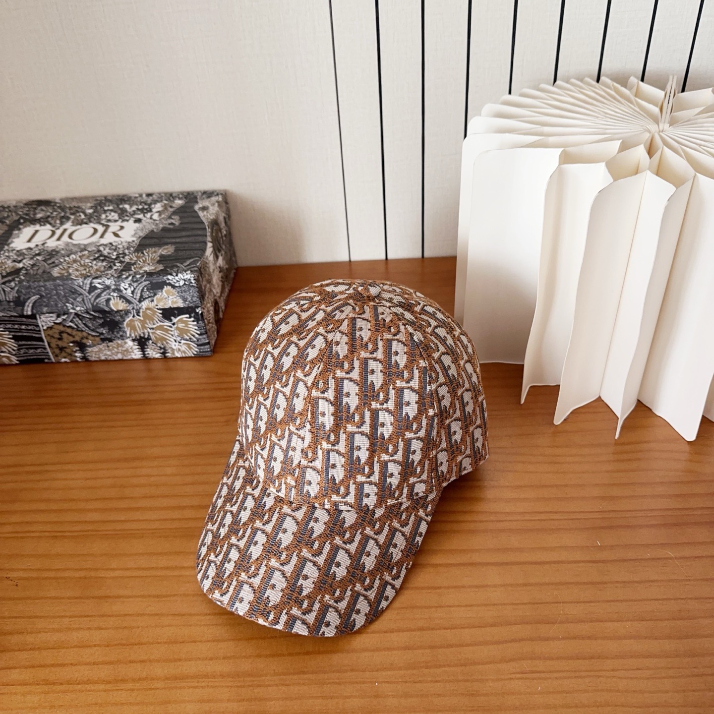 DIOR 디올 오블리크 자수 로고 볼캡 8