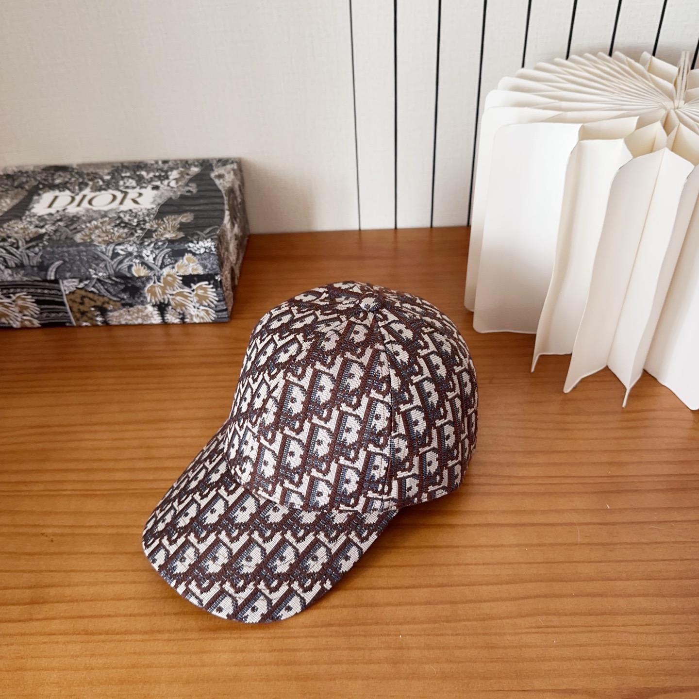 DIOR 디올 오블리크 자수 로고 볼캡 2