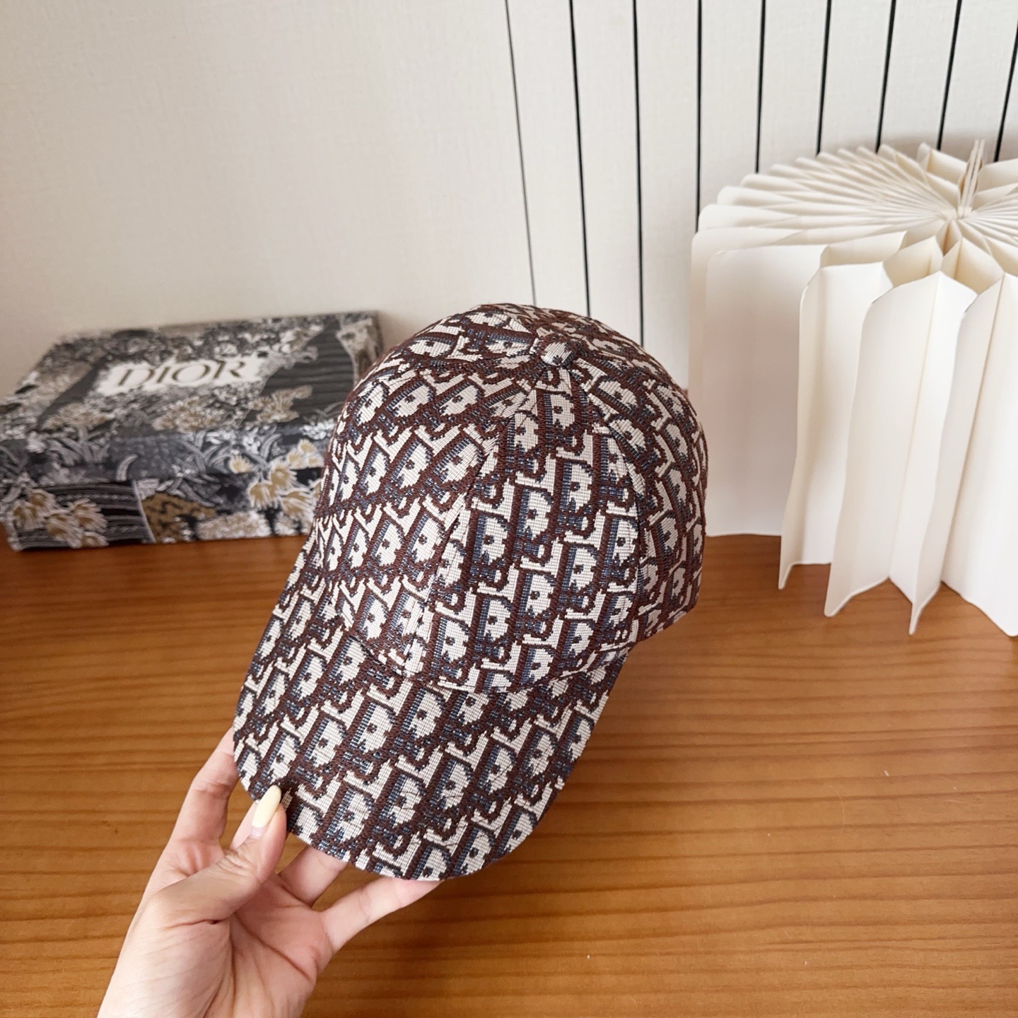 DIOR 디올 오블리크 자수 로고 볼캡 3