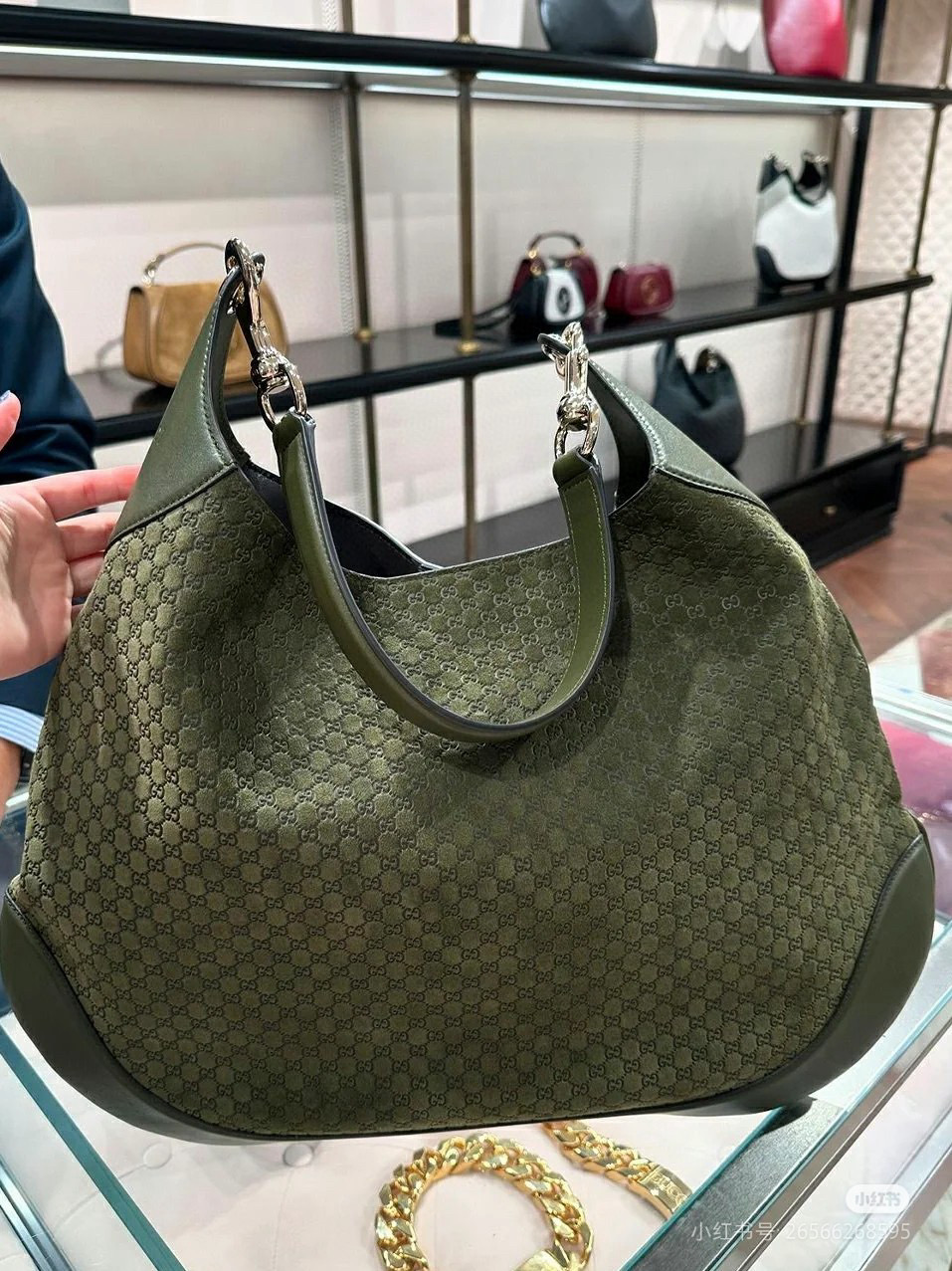 Gucci 구찌 Body GG 오리지널 캔버스 라지 숄더백 3