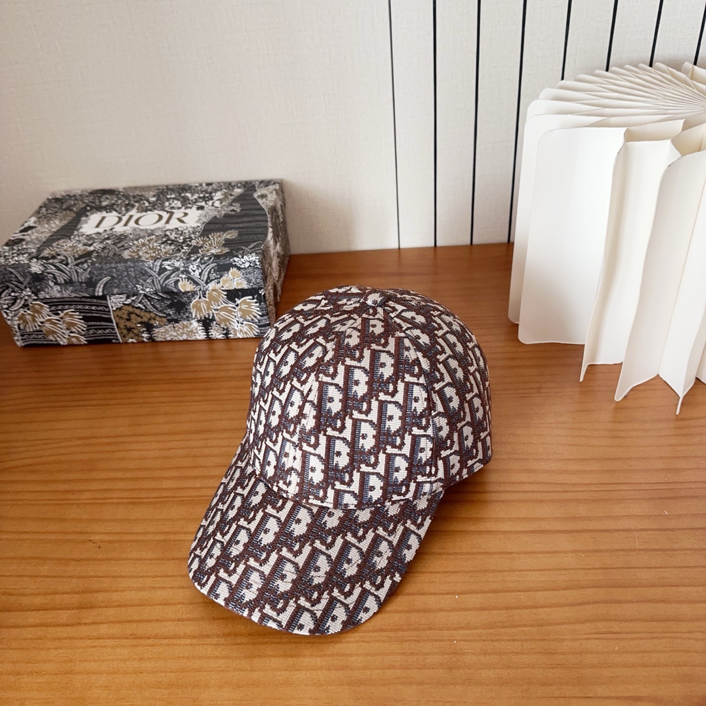 DIOR 디올 오블리크 자수 로고 볼캡 9