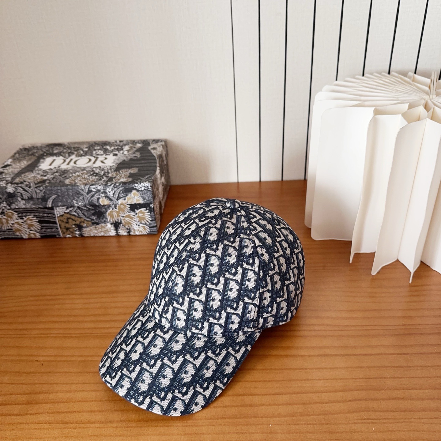 DIOR 디올 오블리크 자수 로고 볼캡 2