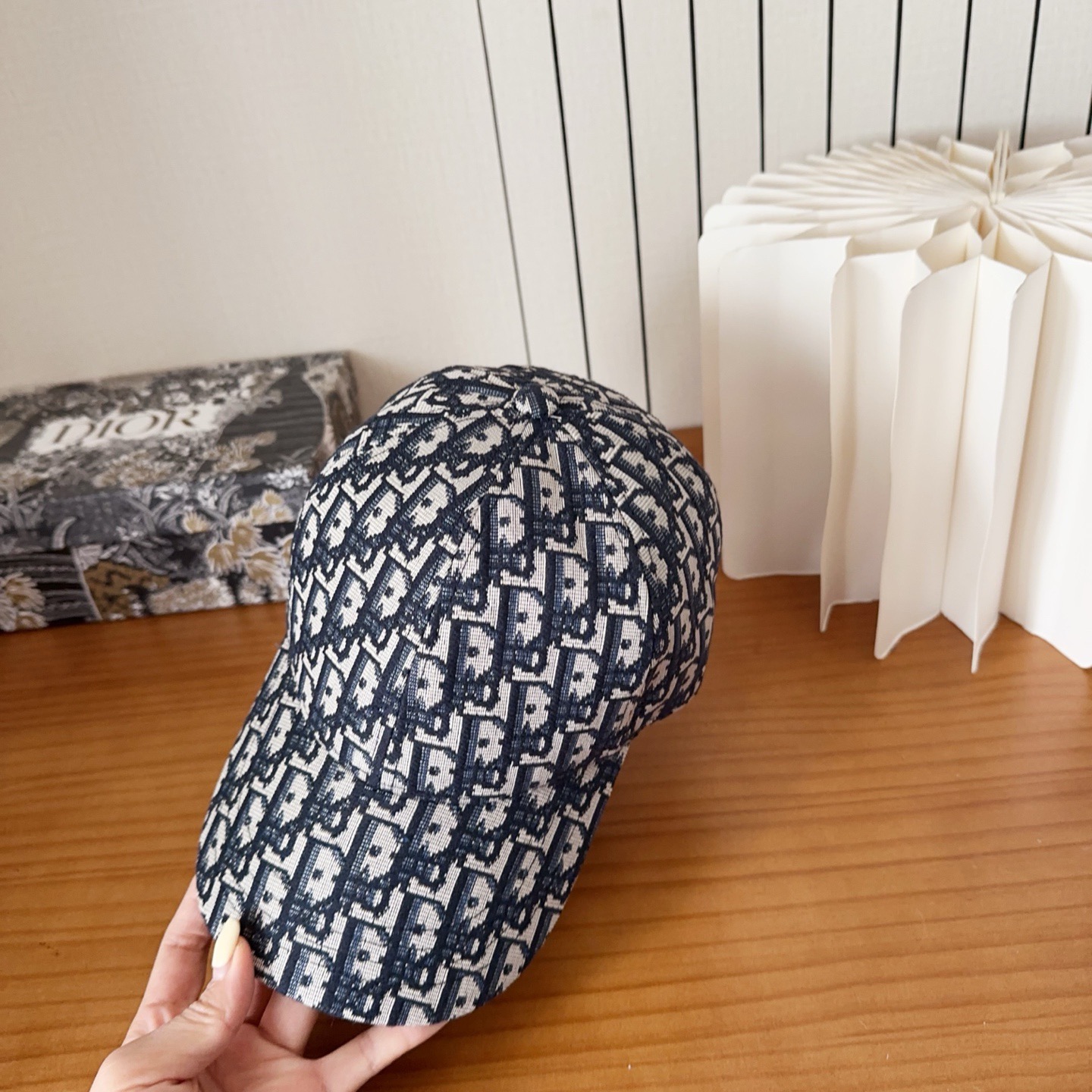 DIOR 디올 오블리크 자수 로고 볼캡 3