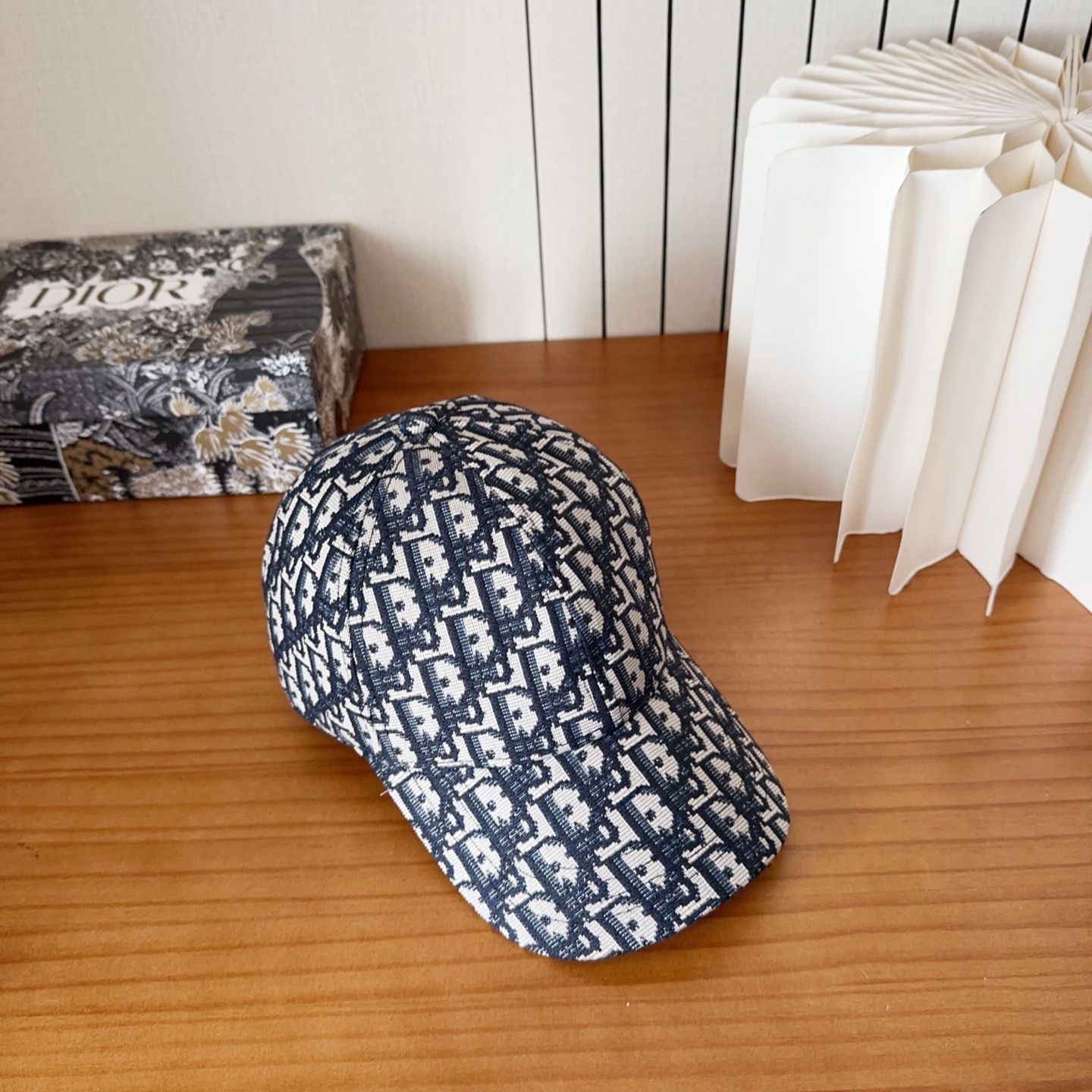 DIOR 디올 오블리크 자수 로고 볼캡 4