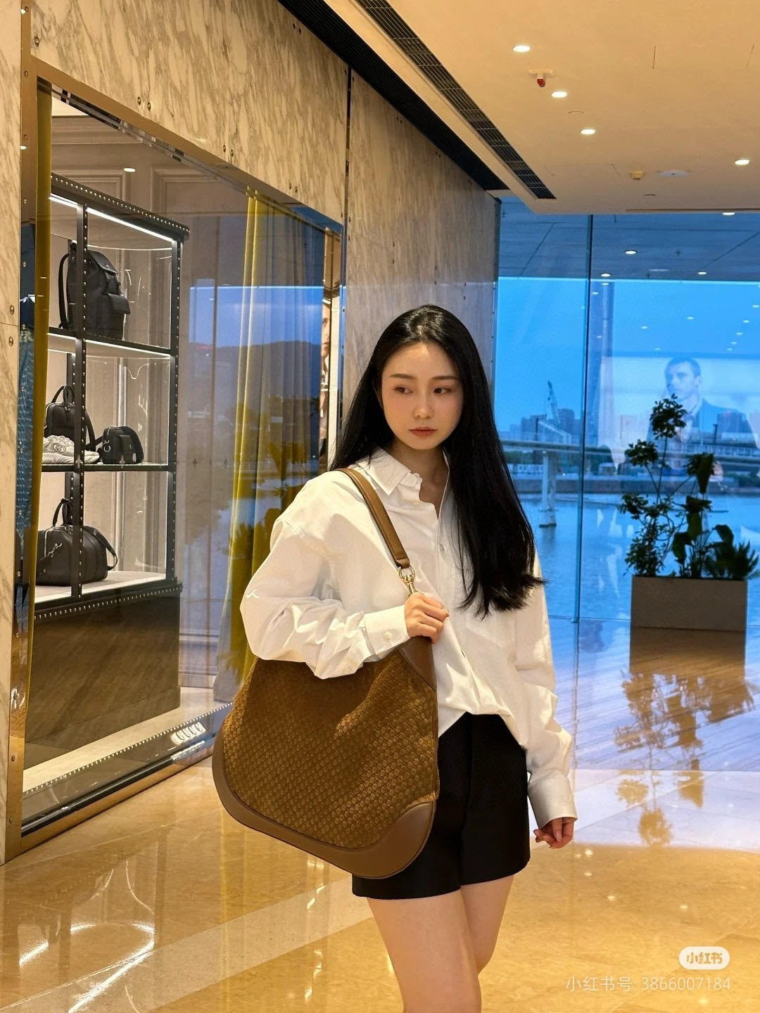 Gucci 구찌 Body 더블락 라지 숄더백 14