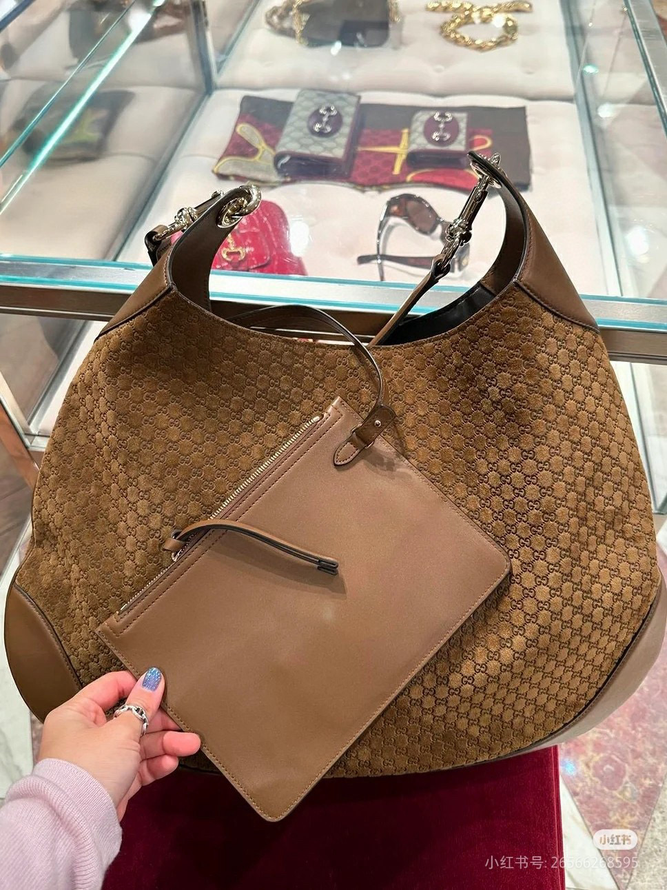 Gucci 구찌 Body 더블락 라지 숄더백 15