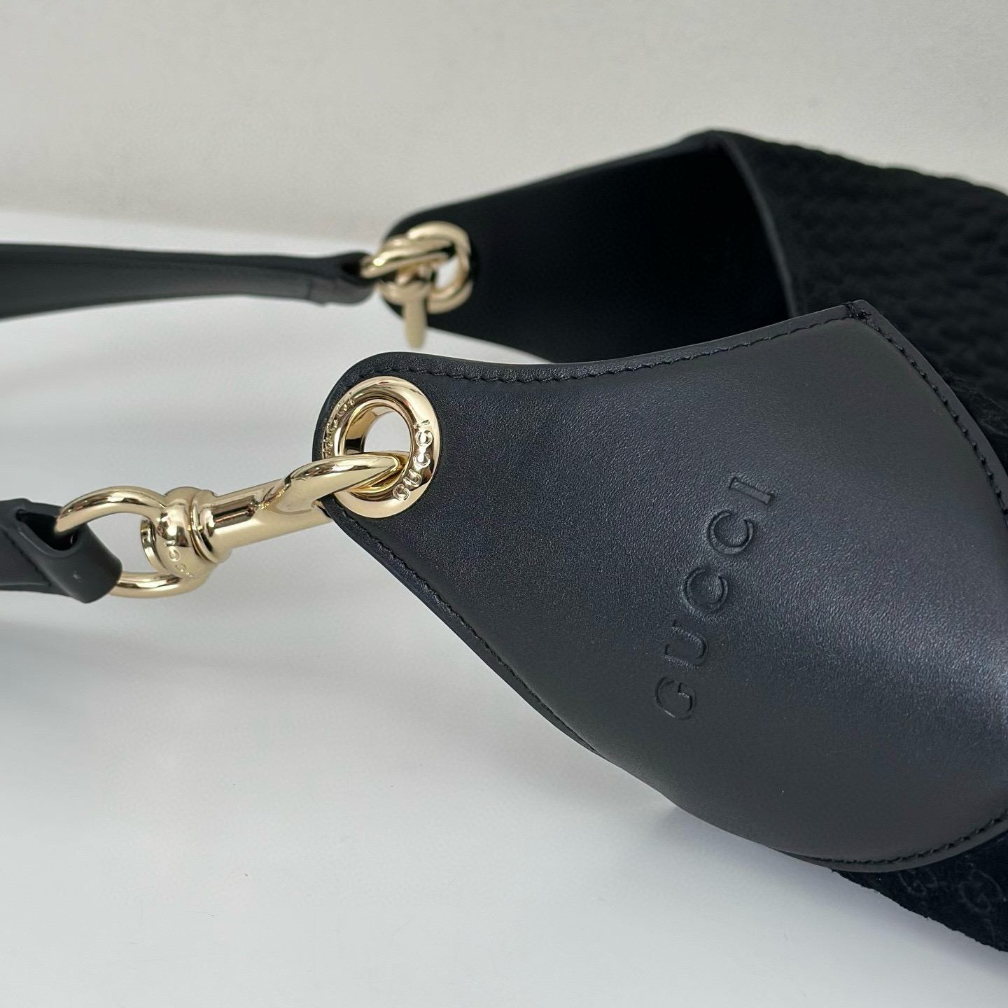 Gucci 구찌 Body GG 자카드 레더 라지 숄더백 버건디 16