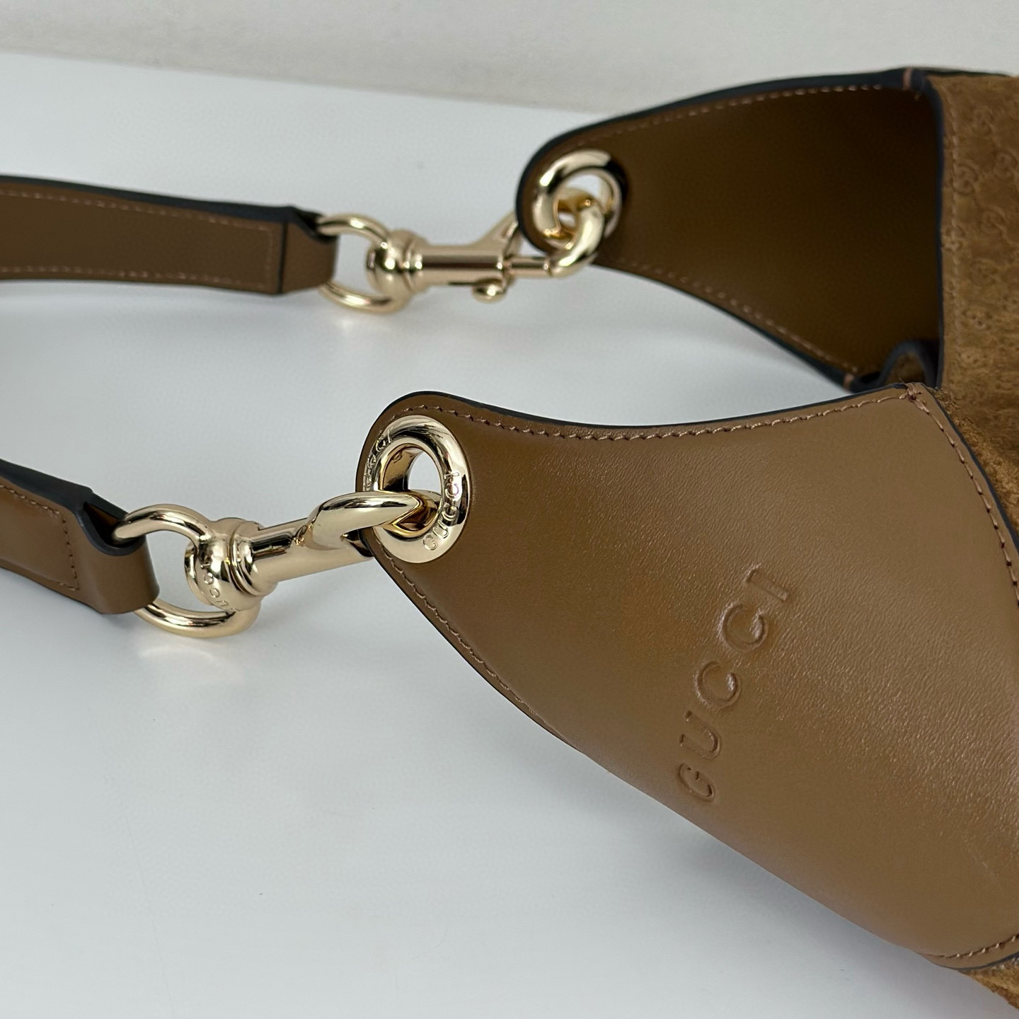 Gucci 구찌 Body GG 자카드 브라운 대형 숄더백 12