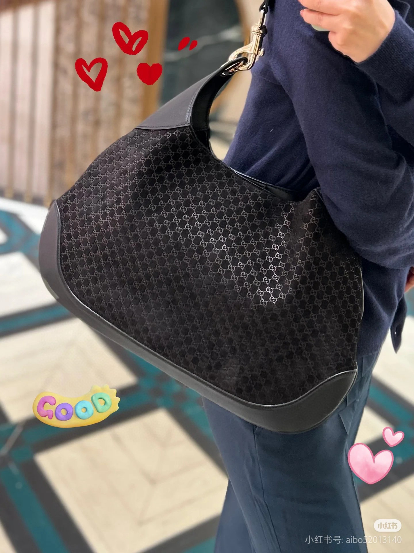 Gucci 구찌 Body 더블 락 라지 숄더백 2