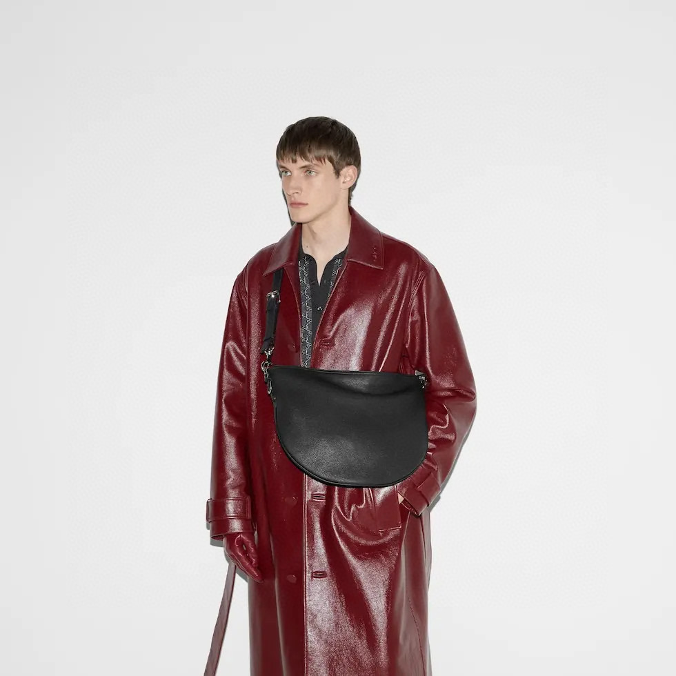 Gucci 구찌 Rosso Ancora 레더 미디엄 크로스바디백 1