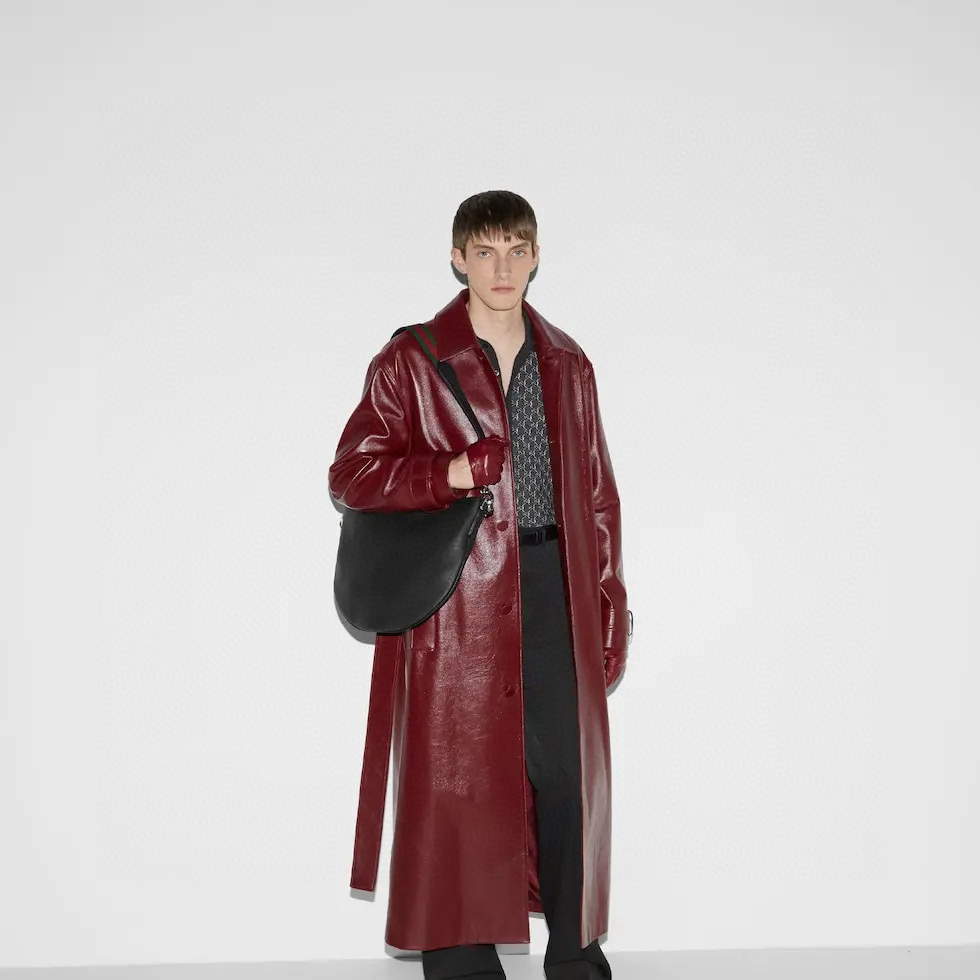 Gucci 구찌 Rosso Ancora 레더 미디엄 크로스바디백 2