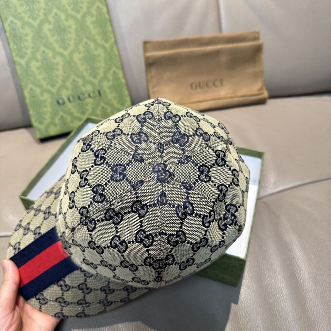 Gucci 구찌 GG 캔버스 웹 스트라이프 볼캡 6