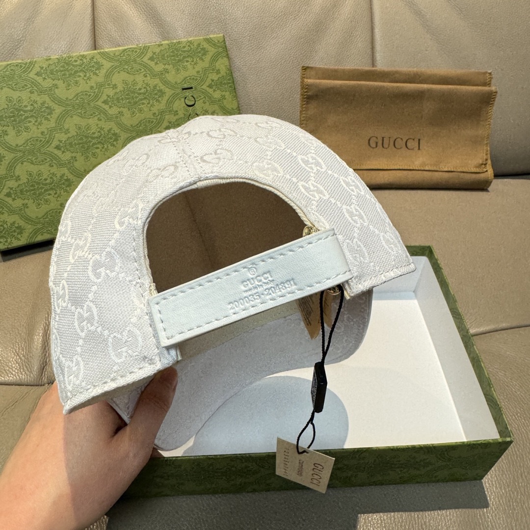 Gucci 구찌 GG 패턴 캔버스 볼캡 6
