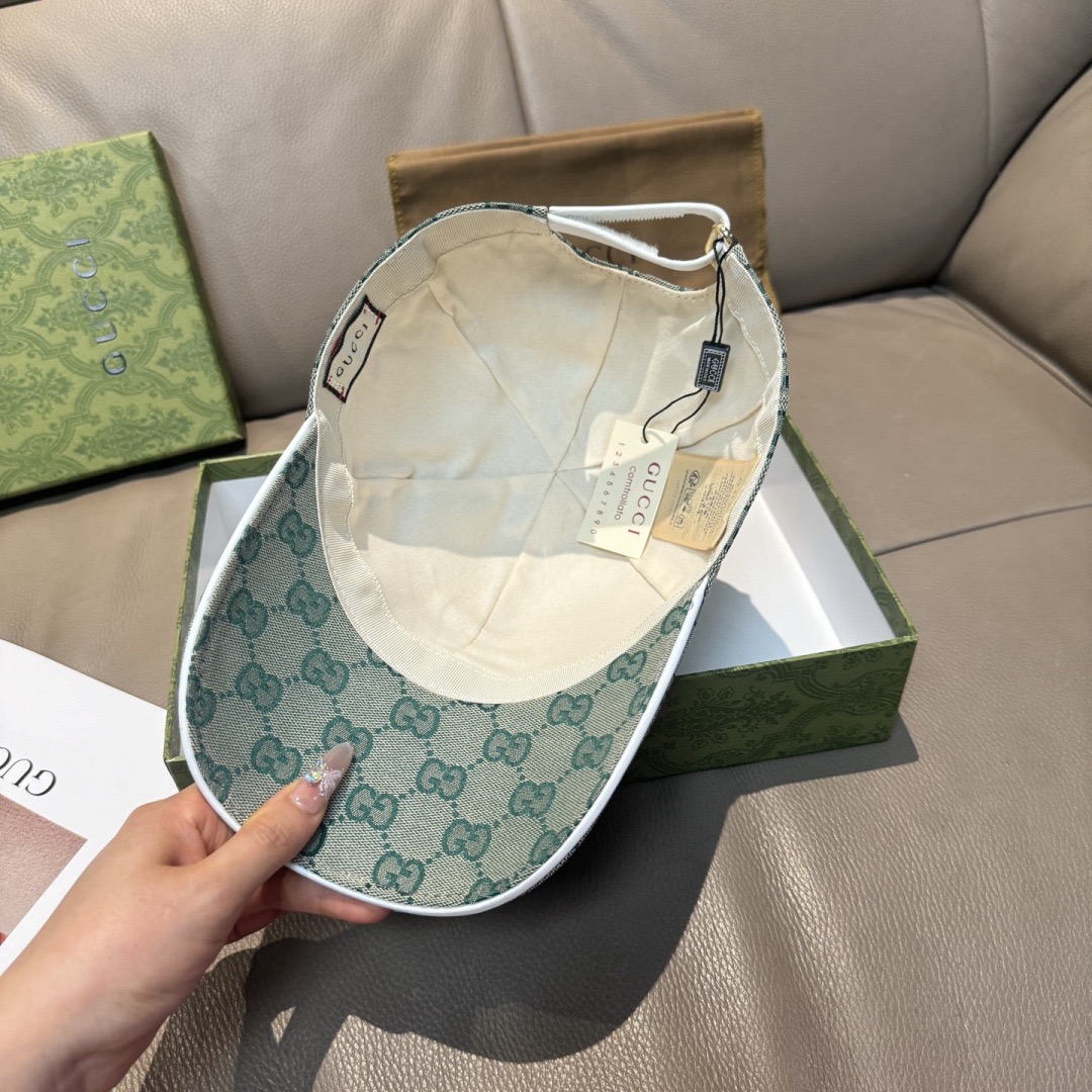 Gucci 구찌 GG 로고 라이트 블루 볼캡 7