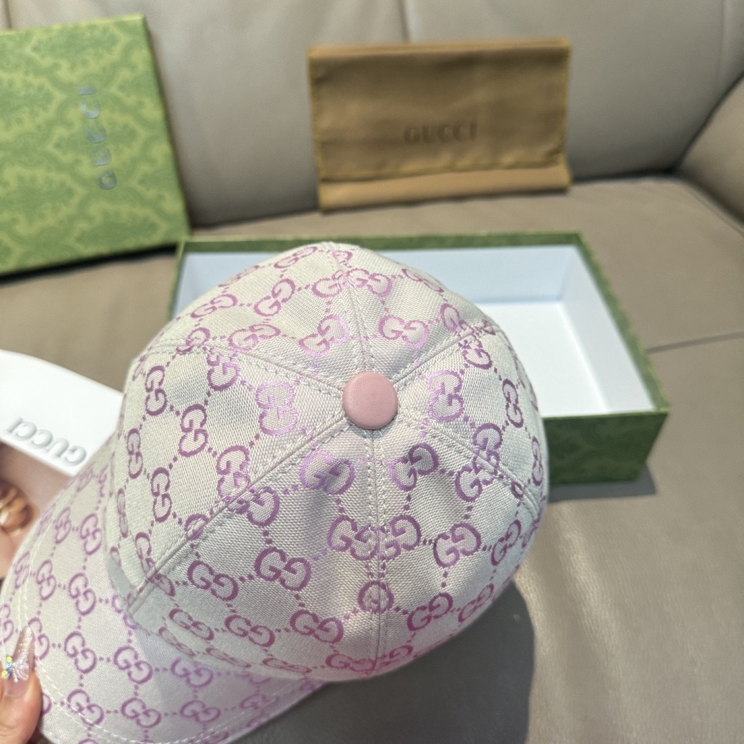Gucci 구찌 GG 로고 라이트 블루 볼캡 3