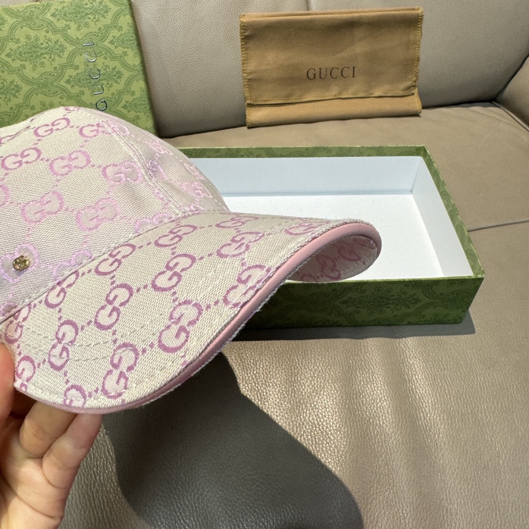 Gucci 구찌 GG 로고 라이트 블루 볼캡 4