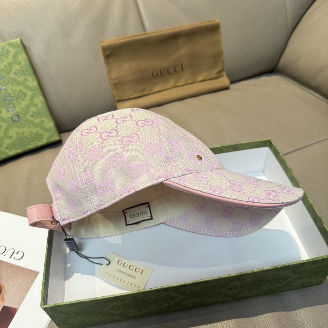 Gucci 구찌 GG 로고 라이트 블루 볼캡 5
