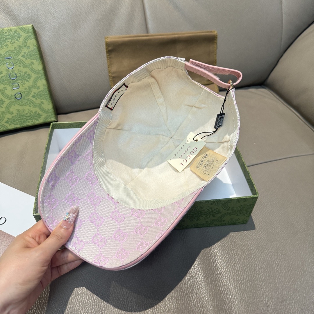 Gucci 구찌 GG 로고 라이트 블루 볼캡 6