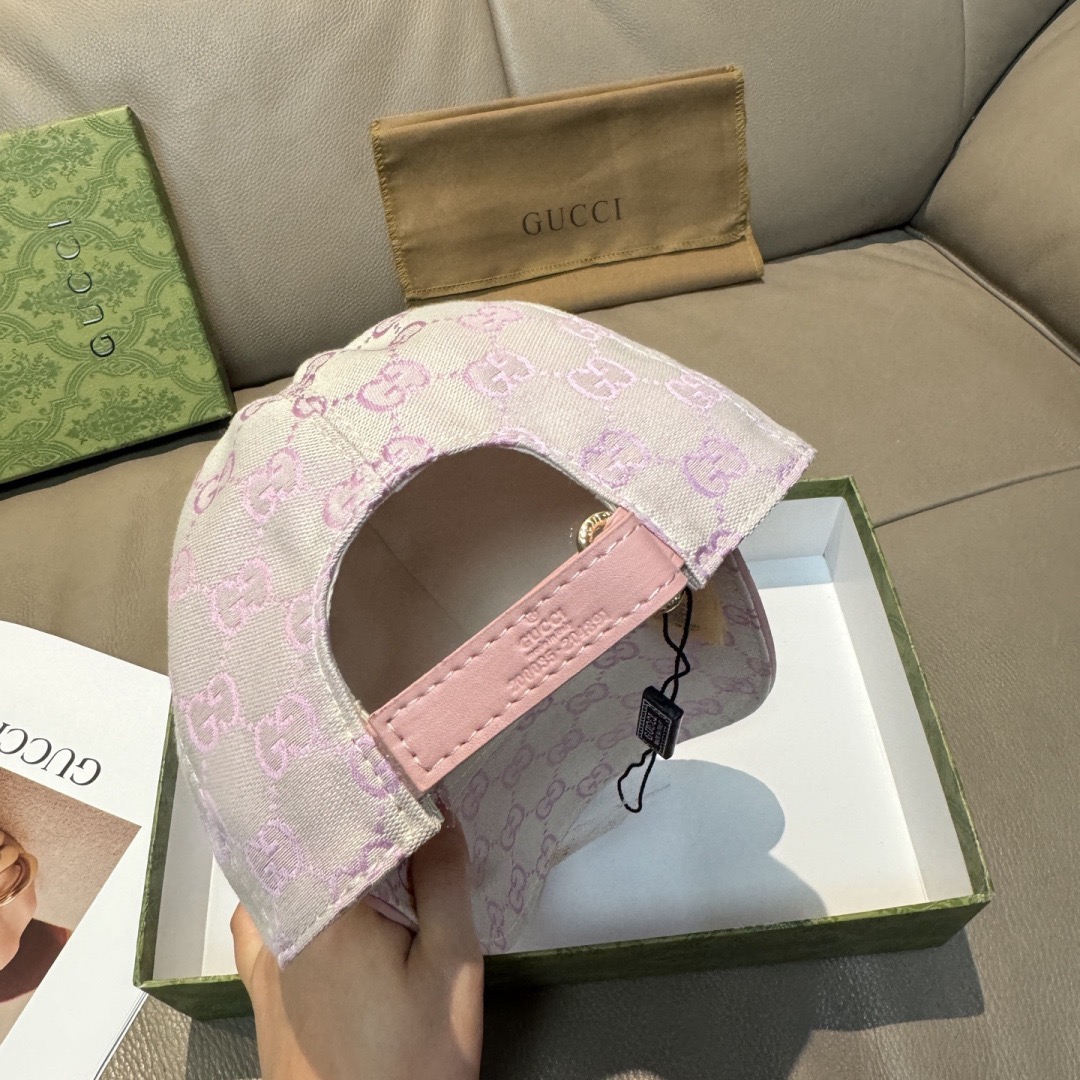 Gucci 구찌 GG 로고 라이트 블루 볼캡 7