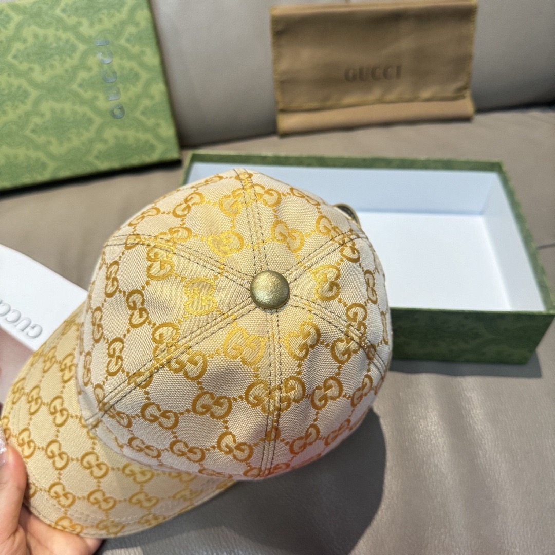 Gucci 구찌 GG 로고 라이트 블루 볼캡 4
