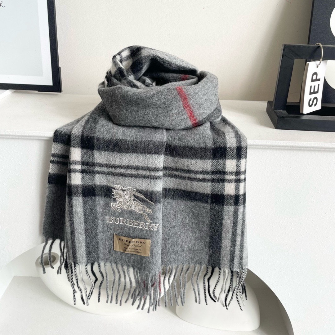 Burberry 버버리 클래식 체크 캐시미어 머플러 8