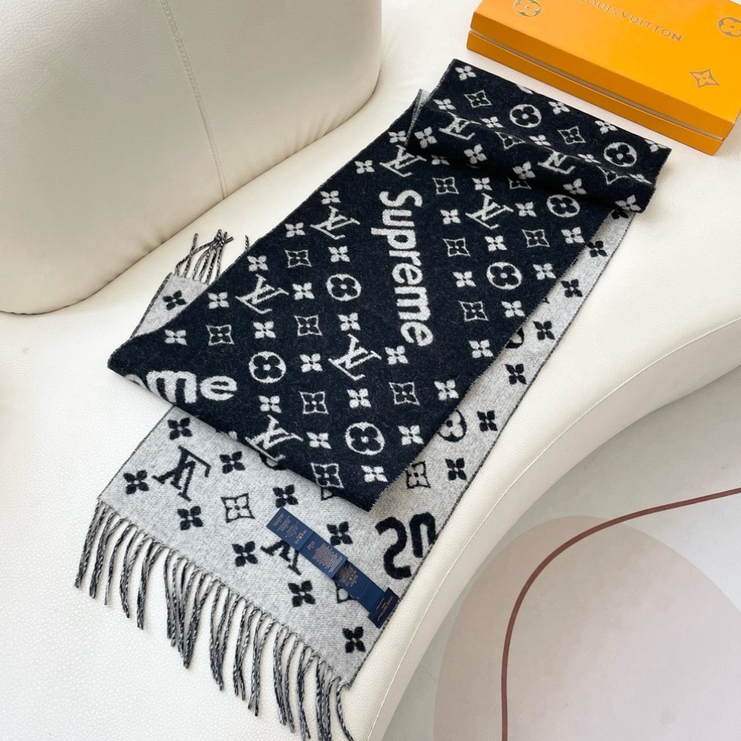 Louis Vuitton Supreme 루이비통 슈프림 모노그램 머플러 5