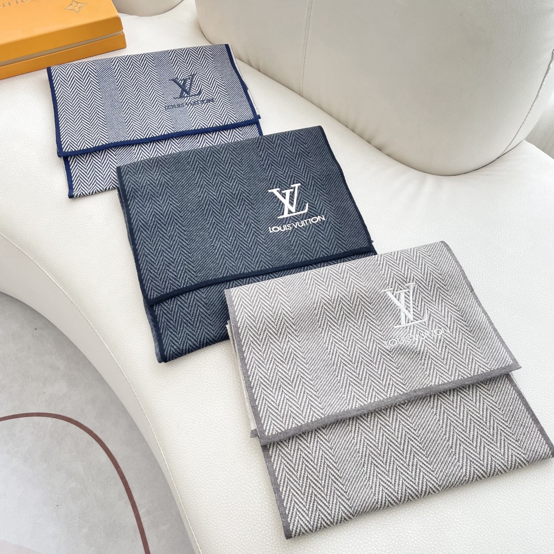 Louis Vuitton 루이비통 헤링본 울 머플러 2