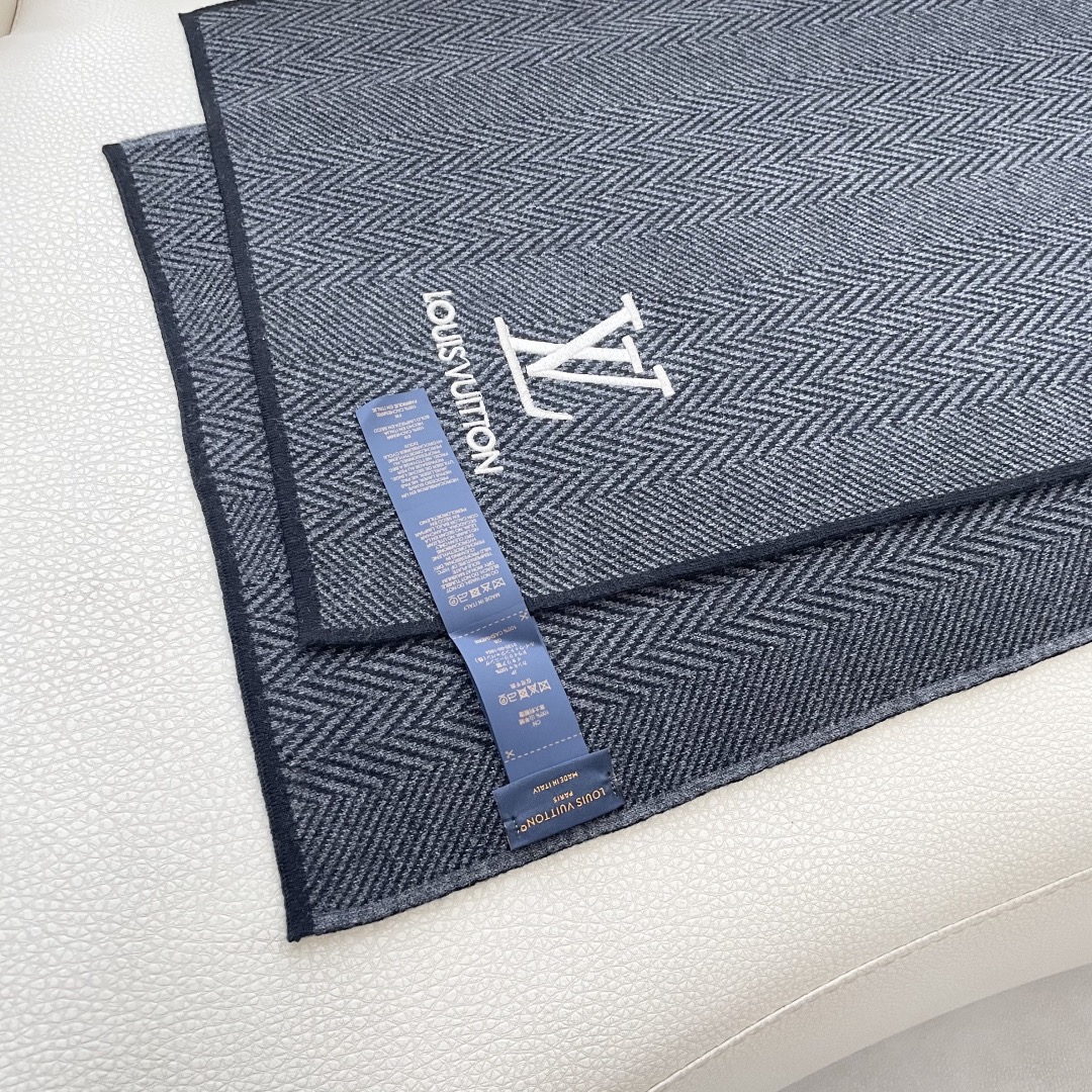 Louis Vuitton 루이비통 헤링본 울 머플러 9