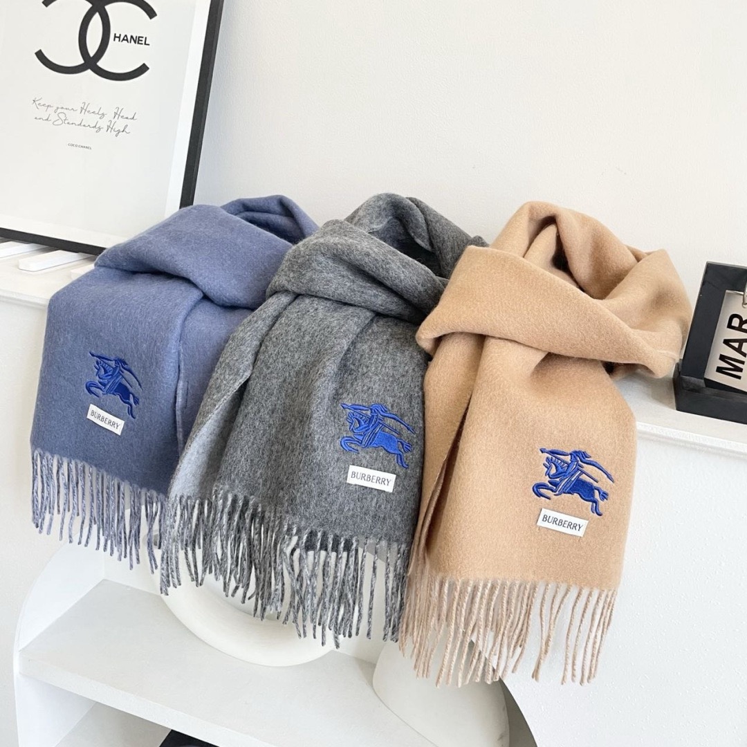 Burberry 버버리 딥 웨이브 클래식 양모 체크 머플러 3