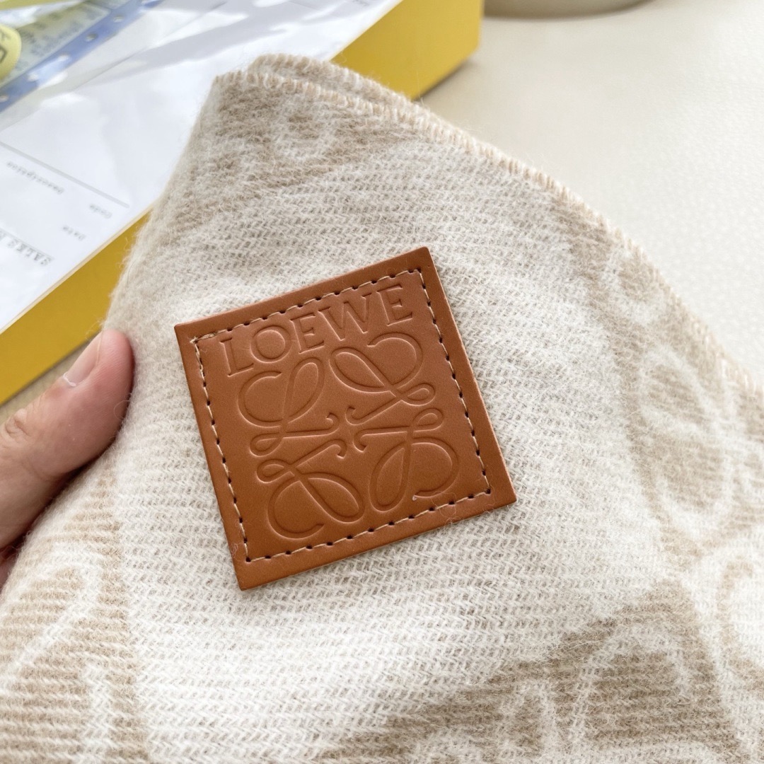 Loewe 로에베 아나그램 울 머플러 롱 스카프 10